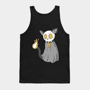 Old School Ghost Cat Tank Top